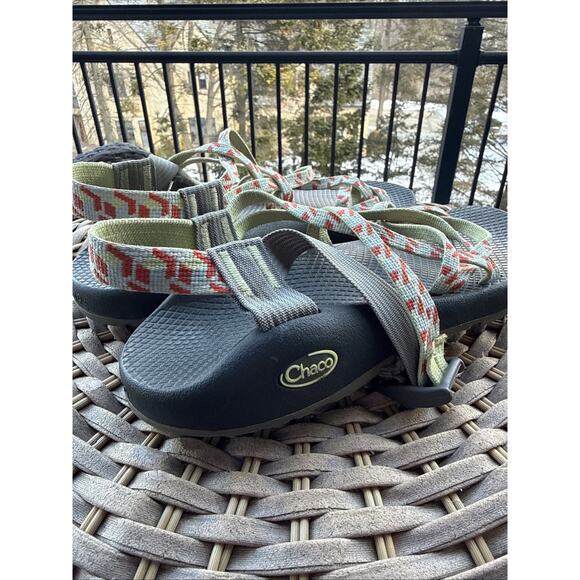 Chaco Women’s Sandals 9 ZX2 Classic Casual Slingback Outdoor Flat Water Teal - Picture 6 of 15